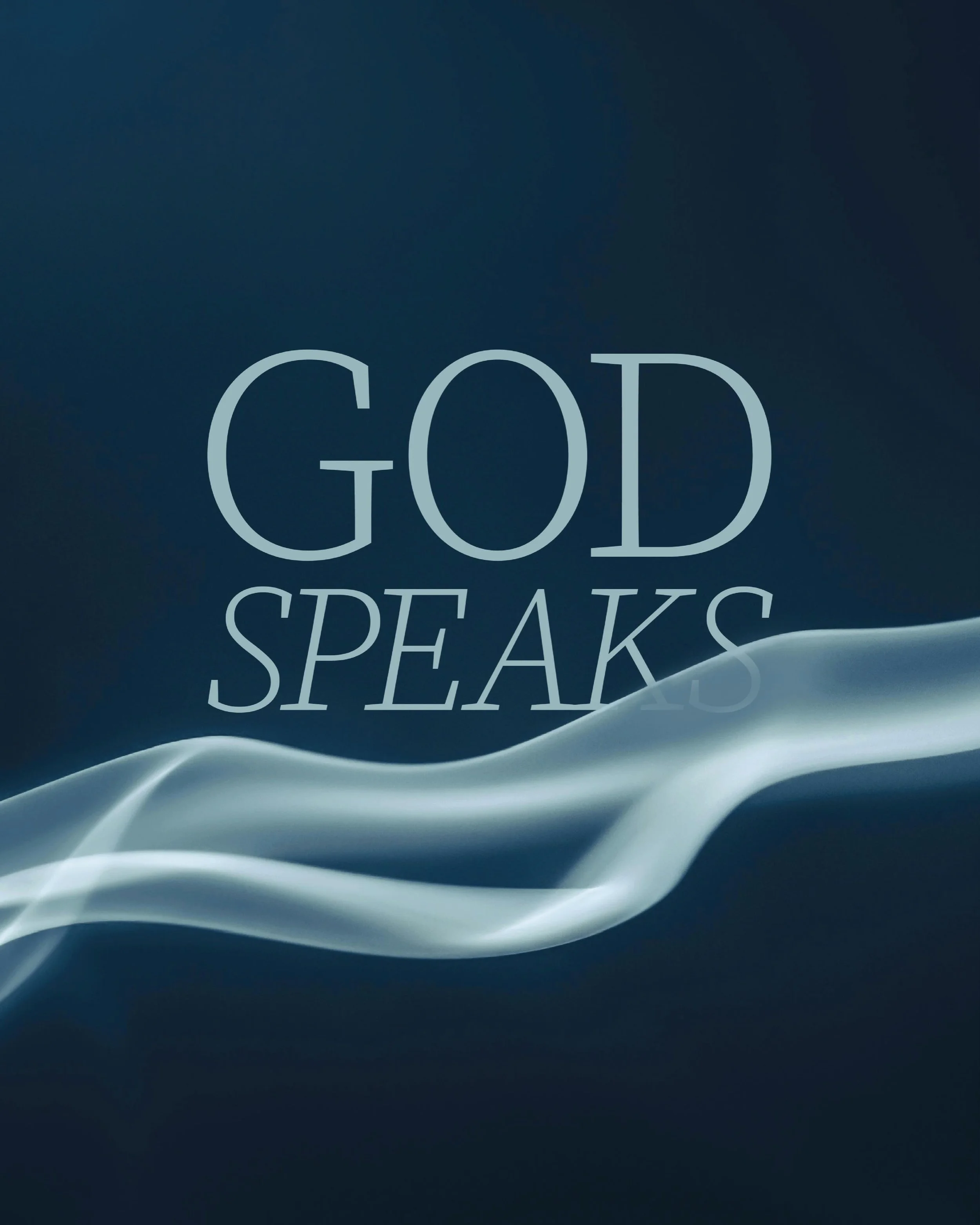 NEW teaching series &ldquo;God Speaks&rdquo; is kicking off on Sunday 31st May! 

Over the six week series we will see how God Speaks: through Jesus, through Scripture, Prophecy, to our Hearts, through Community, through Creation.

Often people wonde