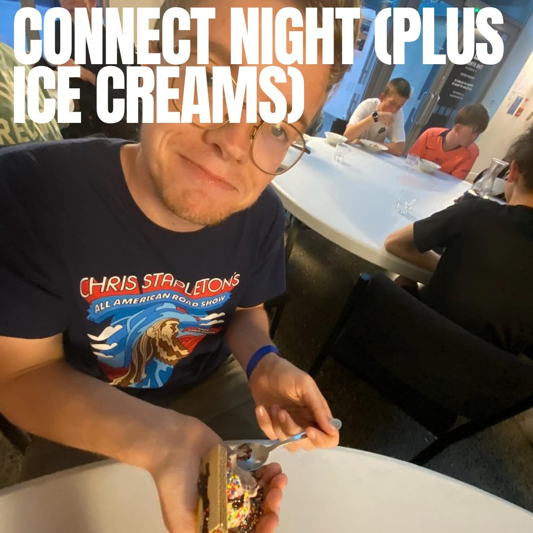 CONNECT NIGHT TOMORROW😤

We're chatting about loving others. 1 John 3:11-24.

We're eating ice cream. (There will be bowls)

7pm-9pm, 9 Hania Street. 

Don't be Square.