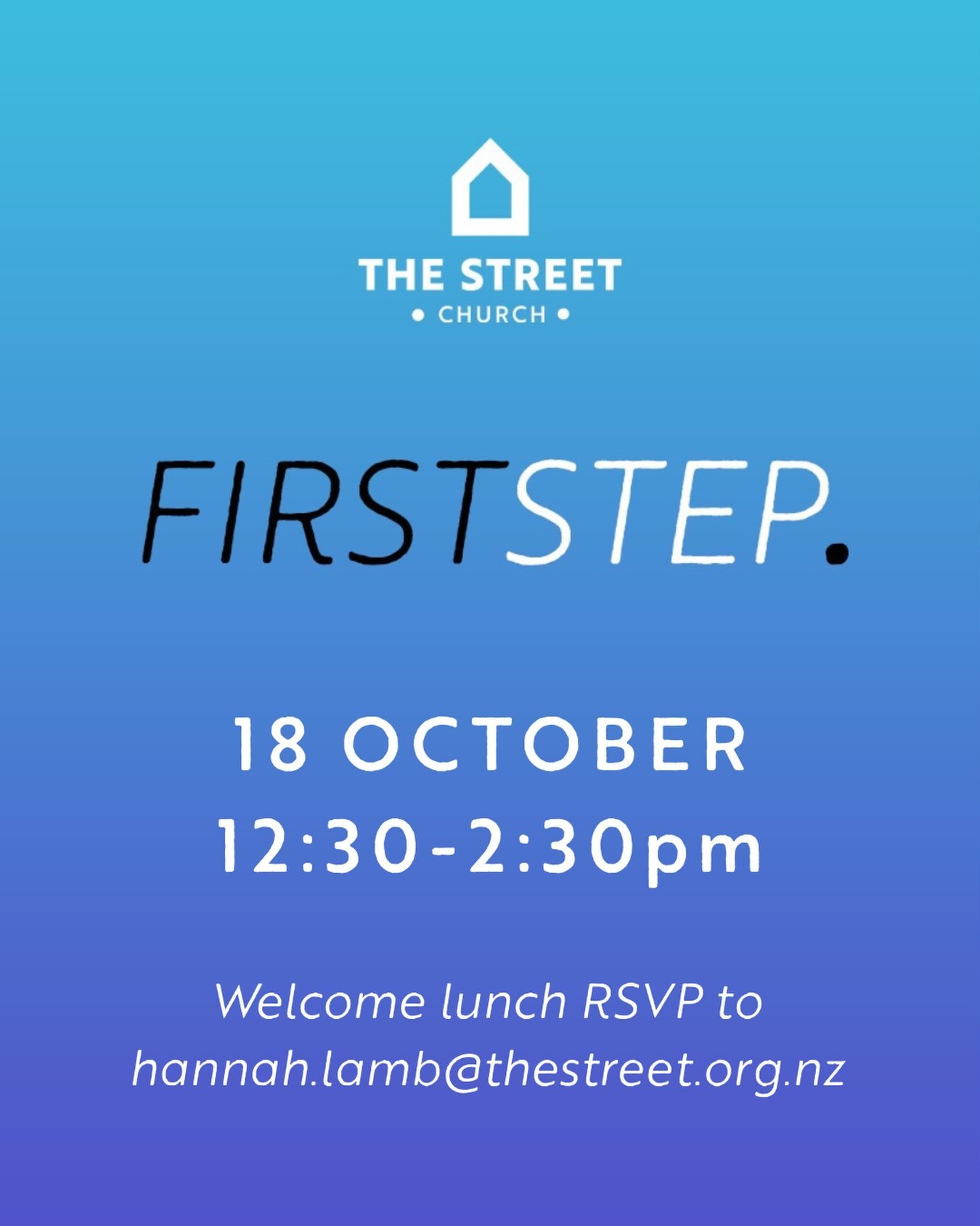 👋🍽️ Come for lunch and find out more about church.

This is an opportunity to share a meal together and get to know one another a bit more. You&rsquo;ll meet some of the leaders, hear more about The Street church, and discover how you can get more 