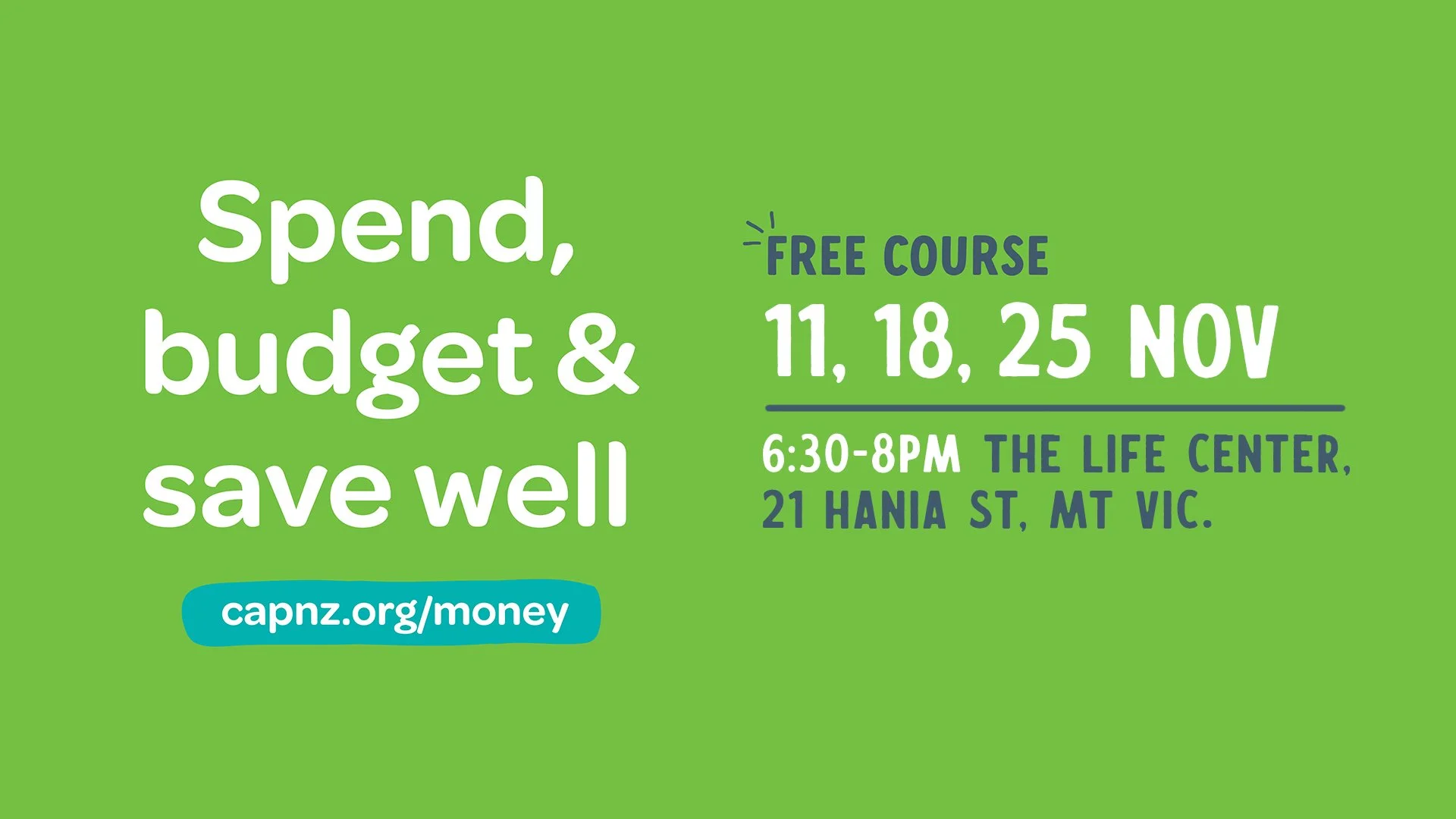 CAP Money Budgeting Course