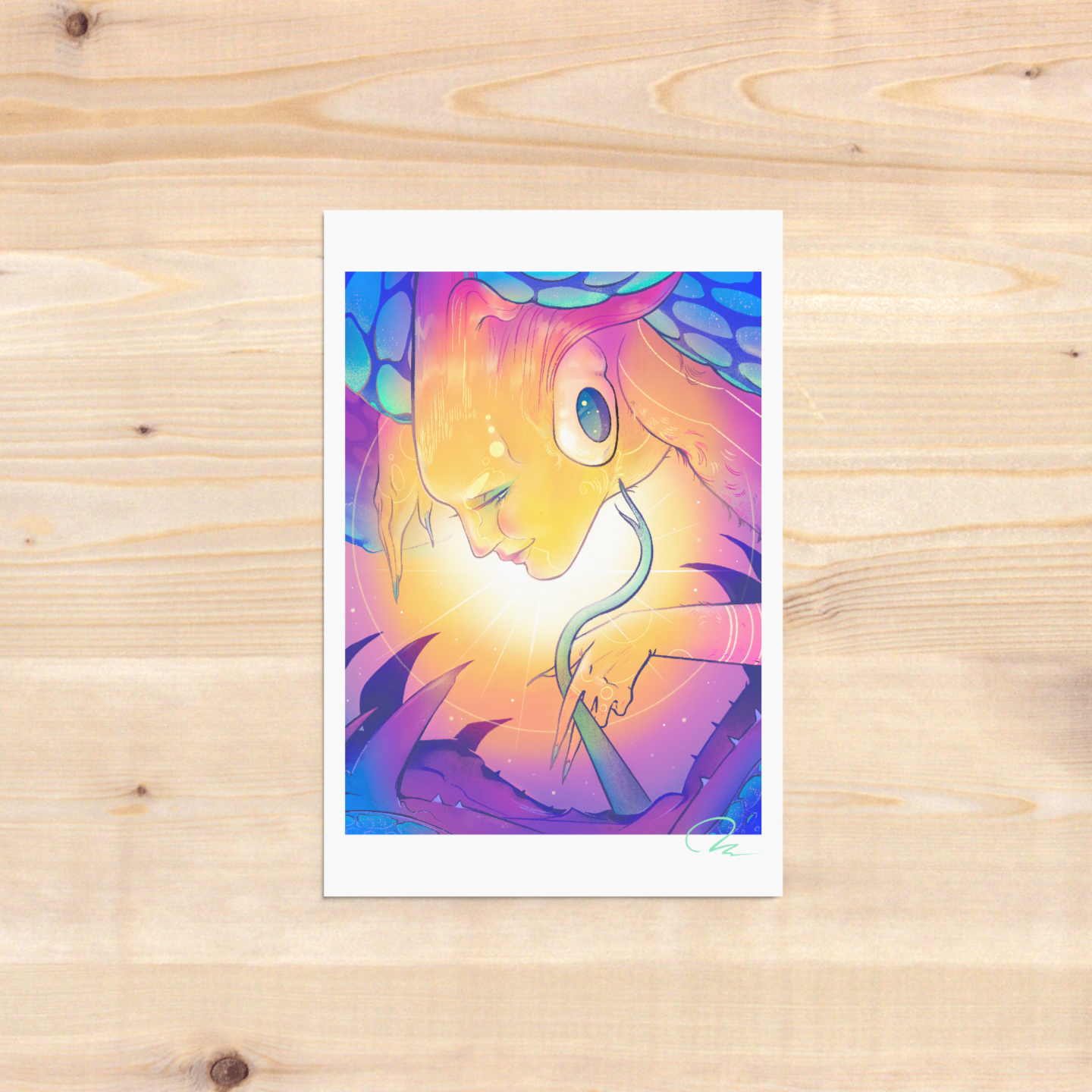 "Snake Eyes" 5x7" Art Print