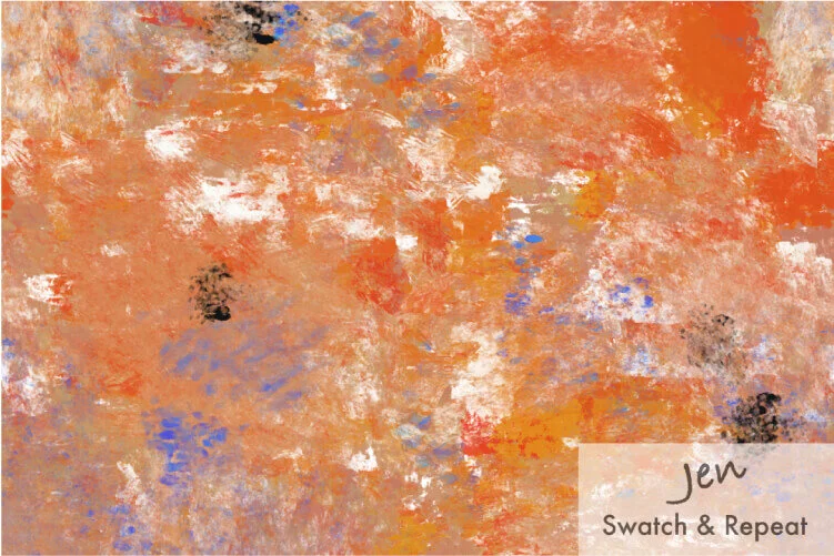 Turn Your Abstract Painting into a Repeat Pattern