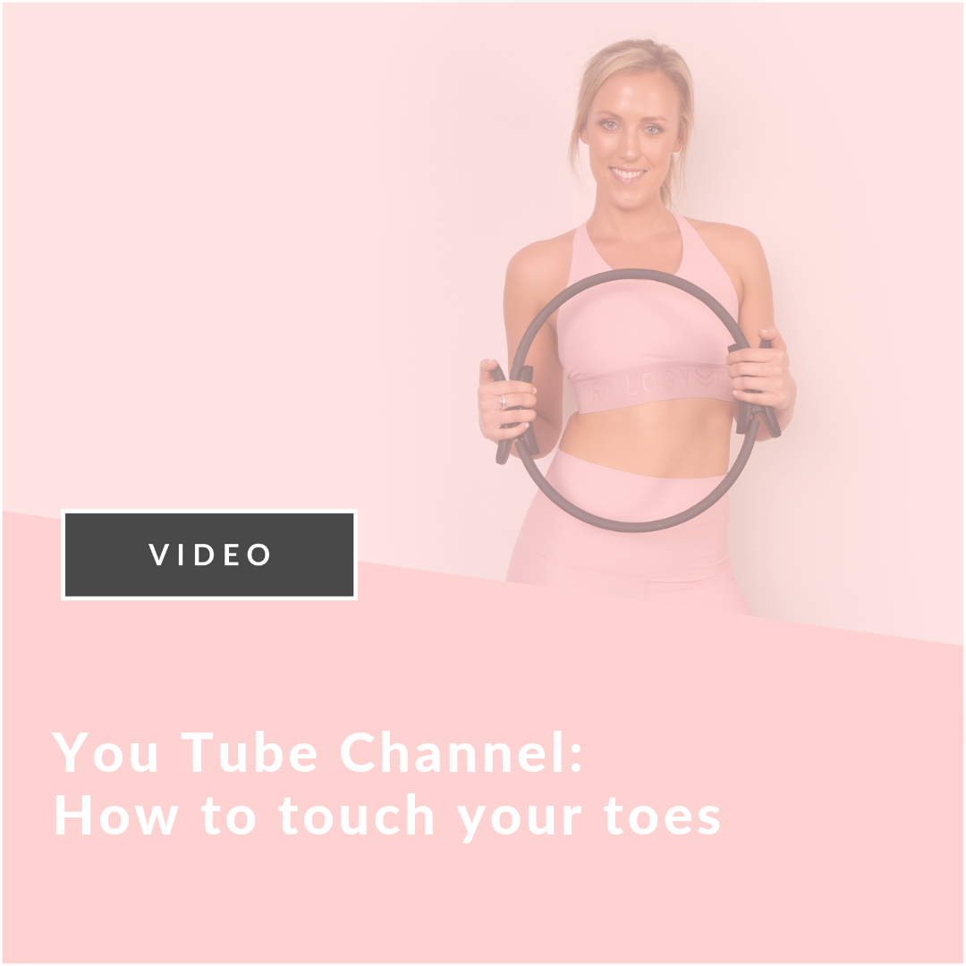 How to touch your toes with Pilates stretches