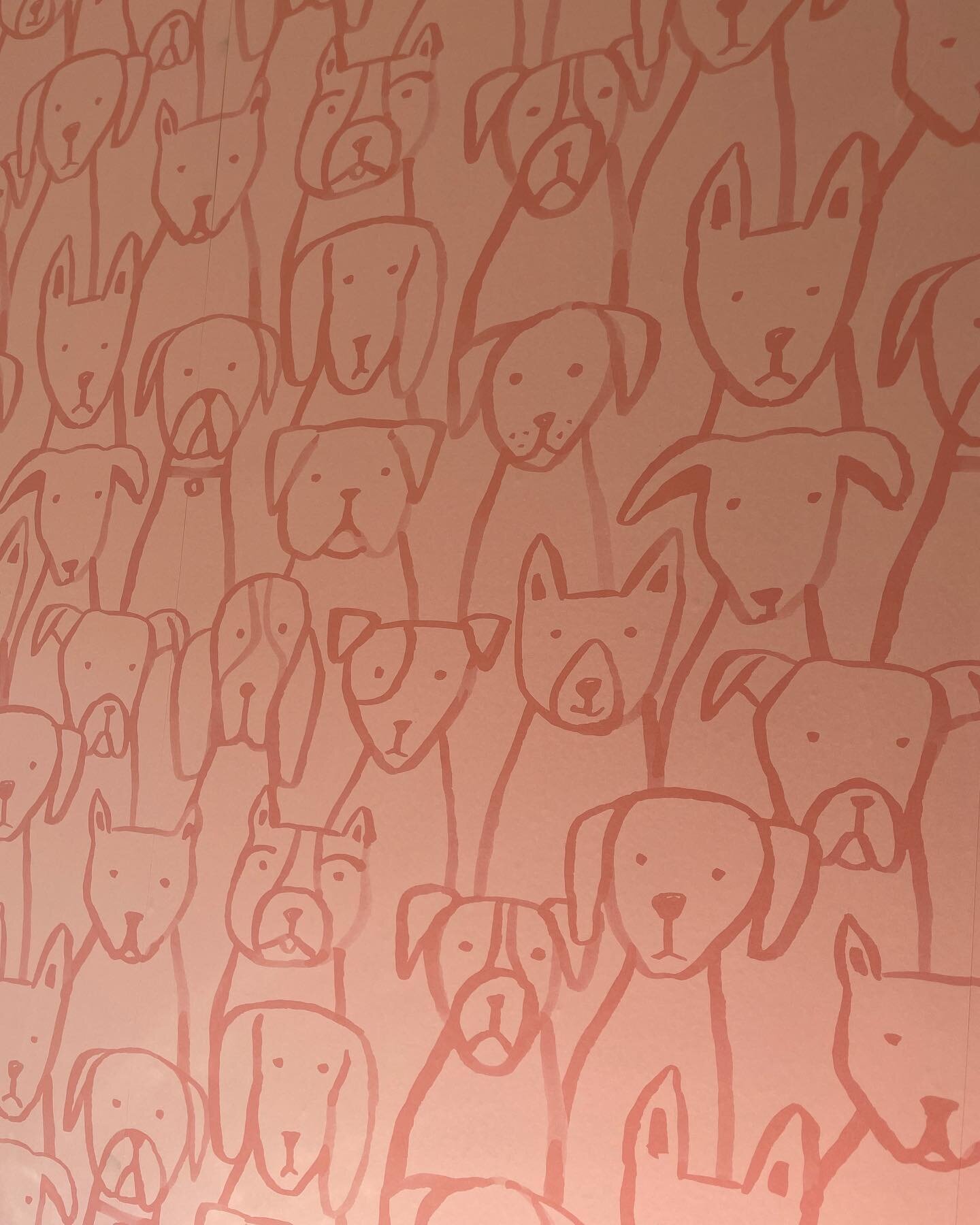 &hearts;️ when you get to see the adorable wallpaper in your client&rsquo;s nursery &hearts;️ prenatal visits are the BEST

#labourdaydoula #labourdaydoulafamily #labourdaydoulababy #prenatal #babyroomdecor #doggywallpaper 
#ilovemyjob