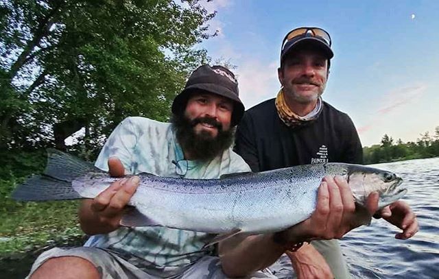 Had a great time with our client on the river! Visit our website to book your next trip. Link is in the bio on our profile. ( oregonflyfish.com )