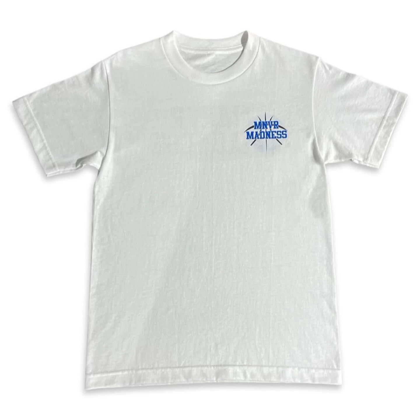 Mnvr Maddness 
Link in bio 🏀
Direct to Film (DTF) print on the upper left chest with a 2 color screen print job on the back