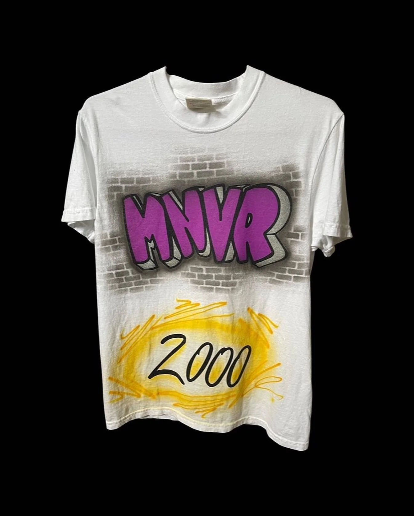 3 Color screen sprint Job for @mnvrwear with an airbrush out line from @yowashua
