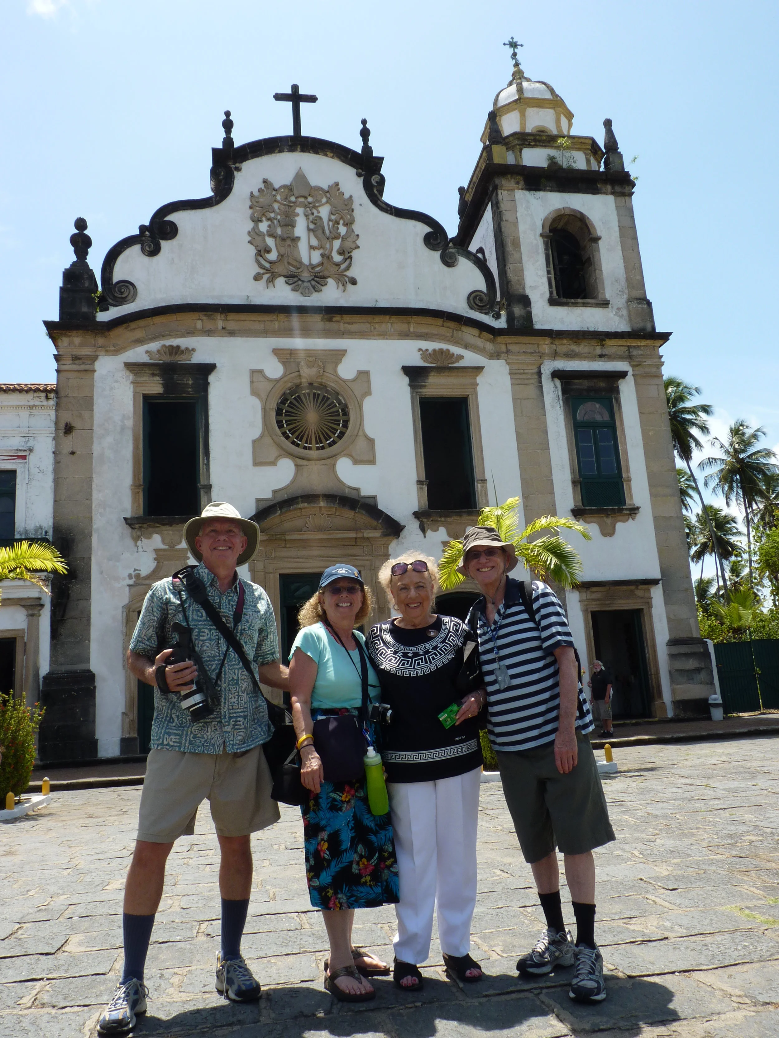 With Clare and Ron and another friend