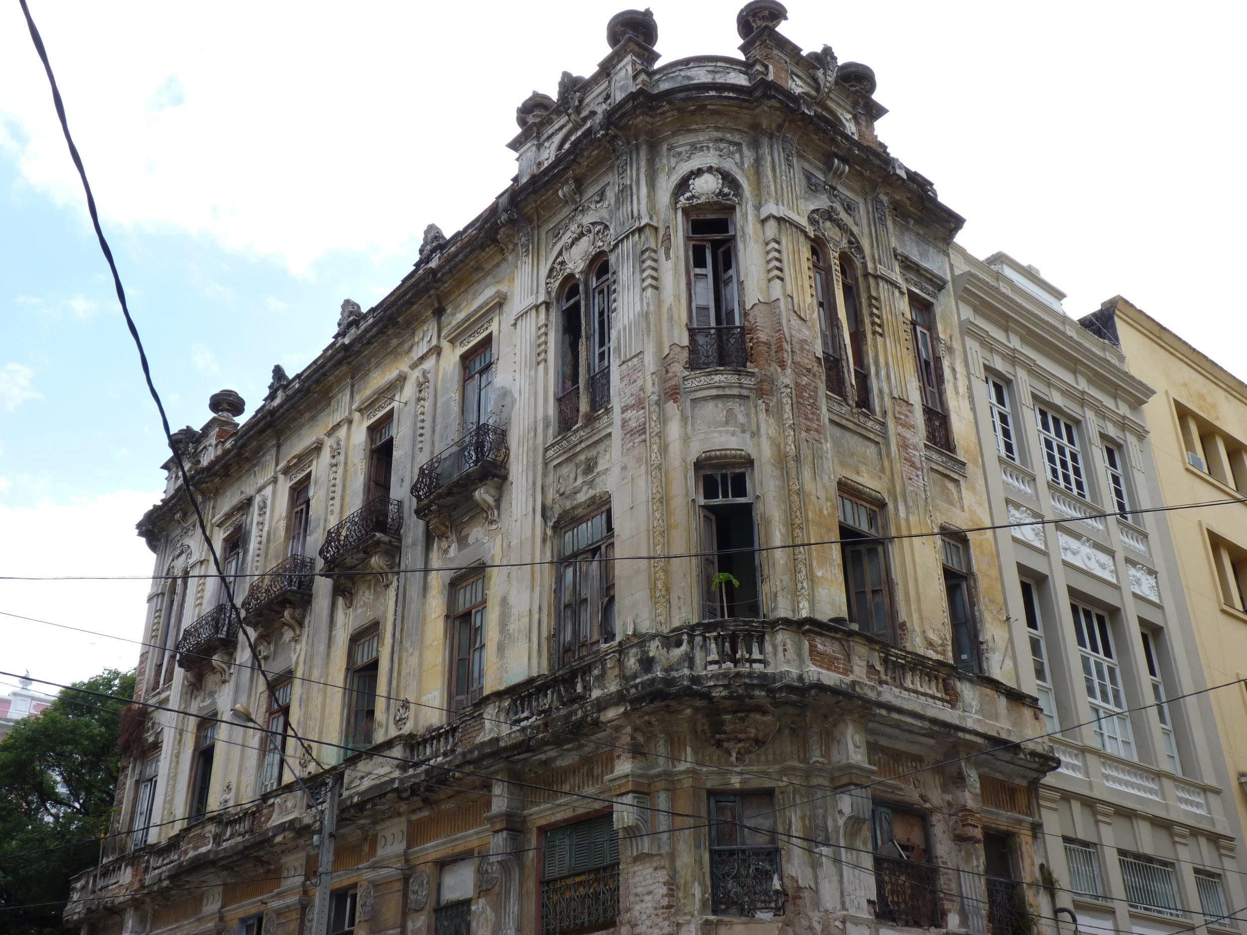 Some old buildings need repair