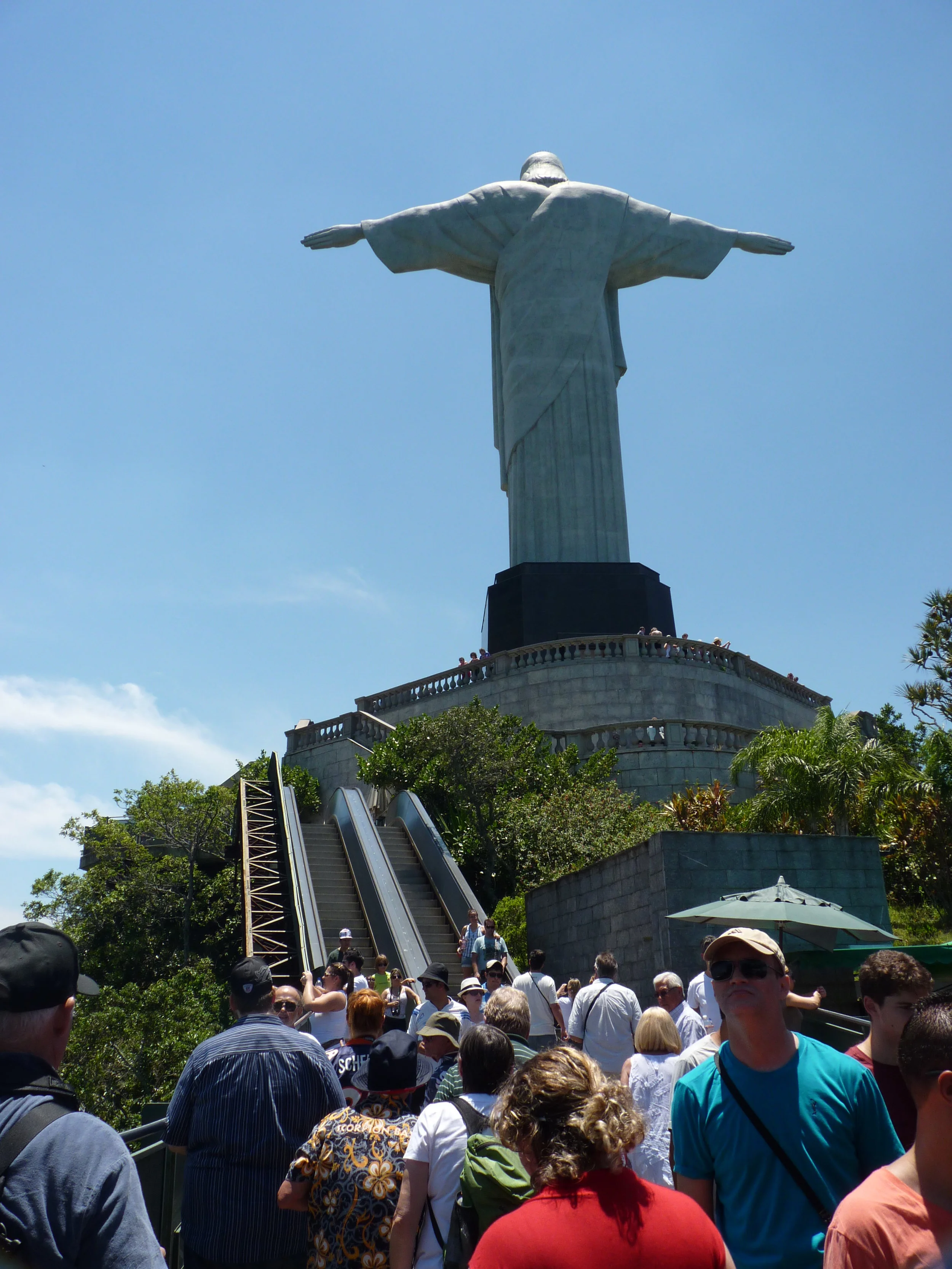 Escalator to Christ Statue