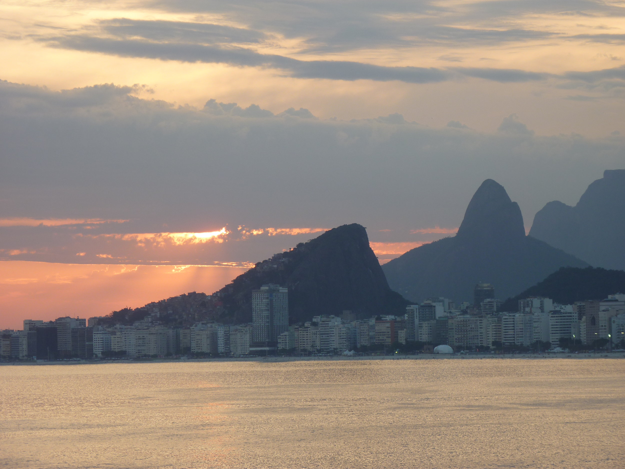 Sunset on Rio de Janeiro