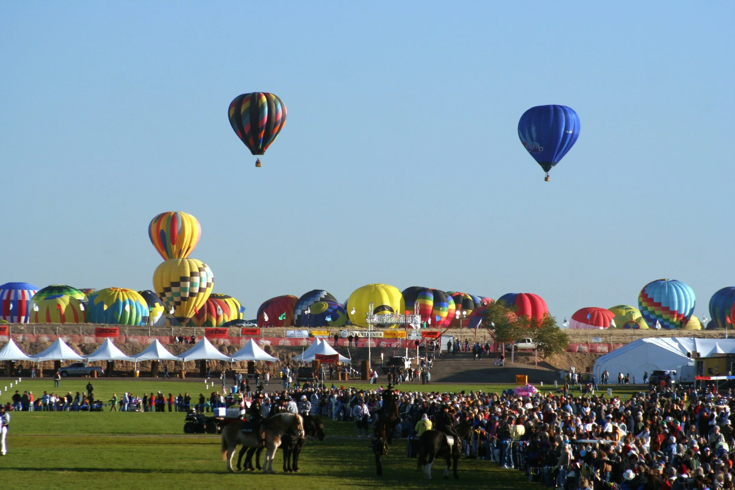 Getting in place for the competition