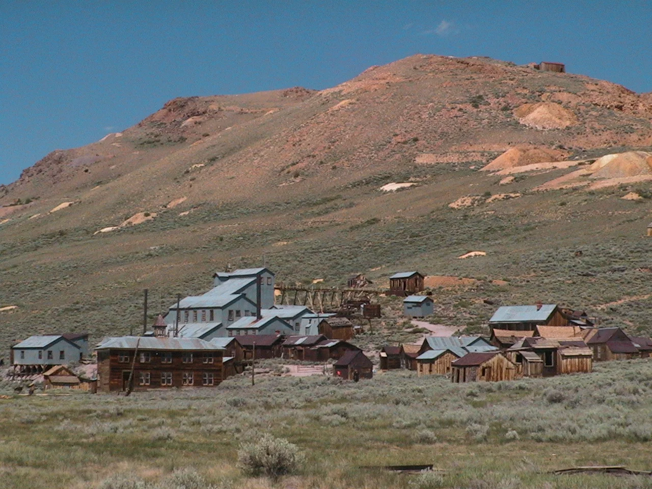 A distant view of Bodie