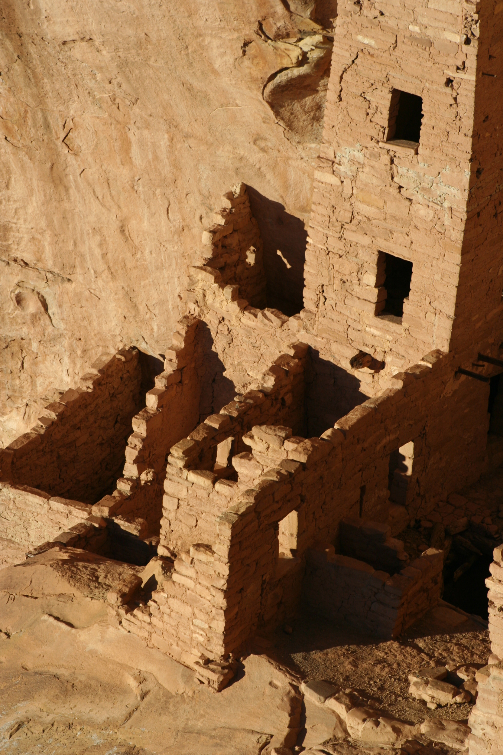 Square Tower House close-up