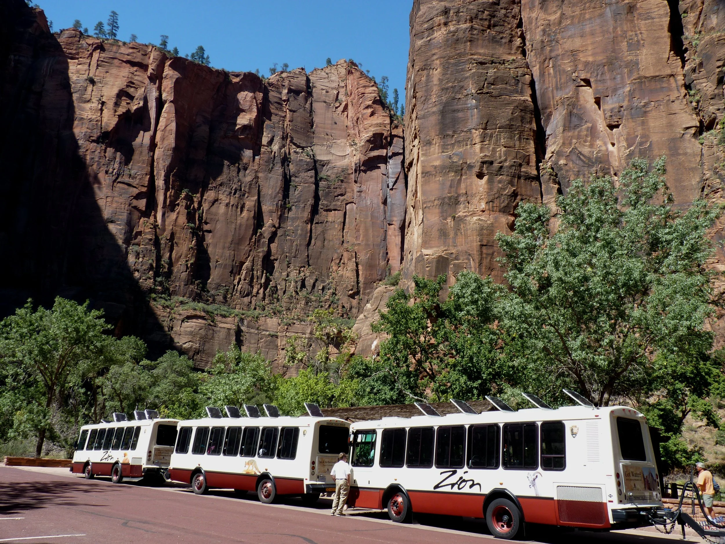  last stop of the shuttle bus 