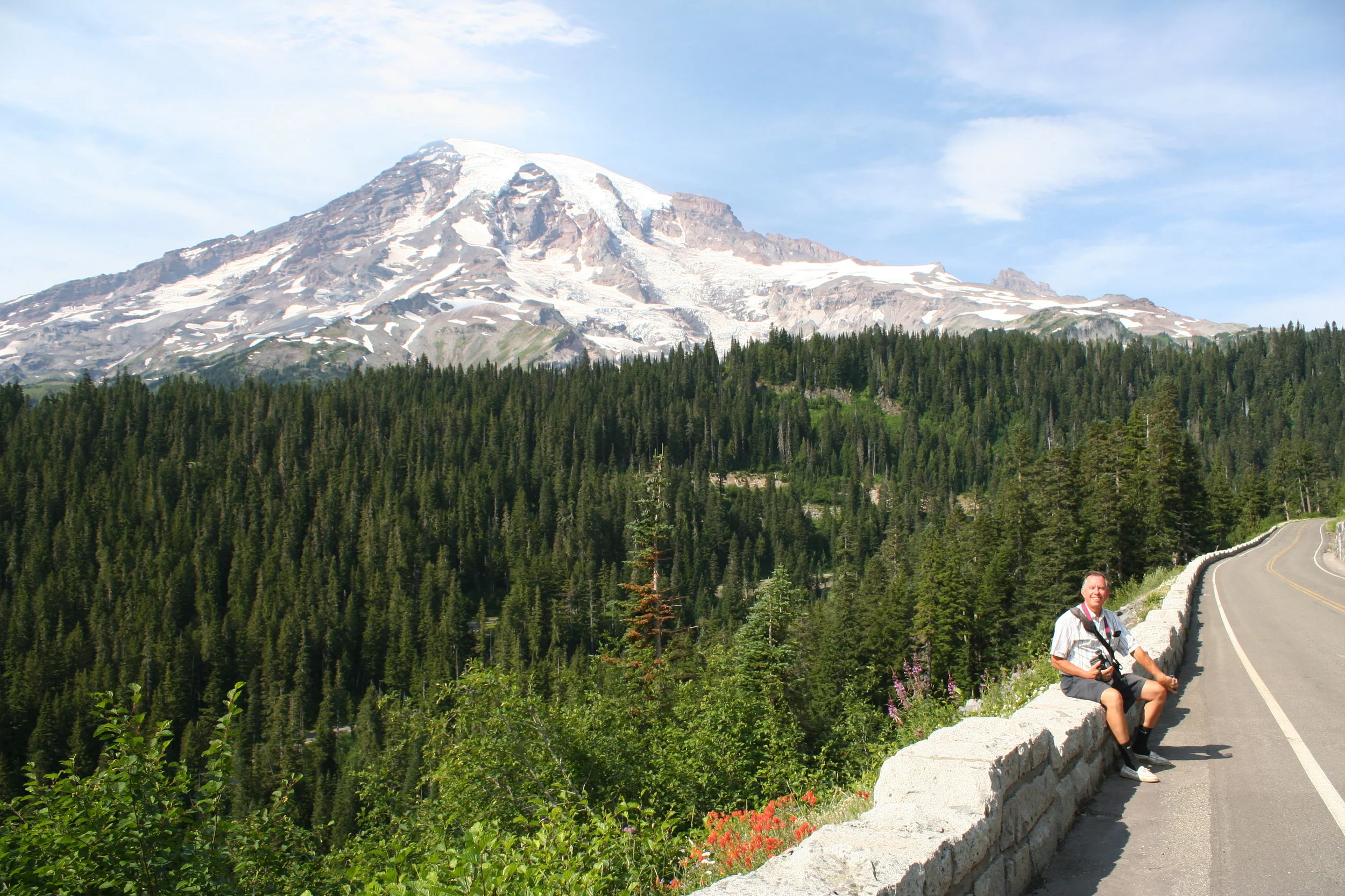  The road offers great views 