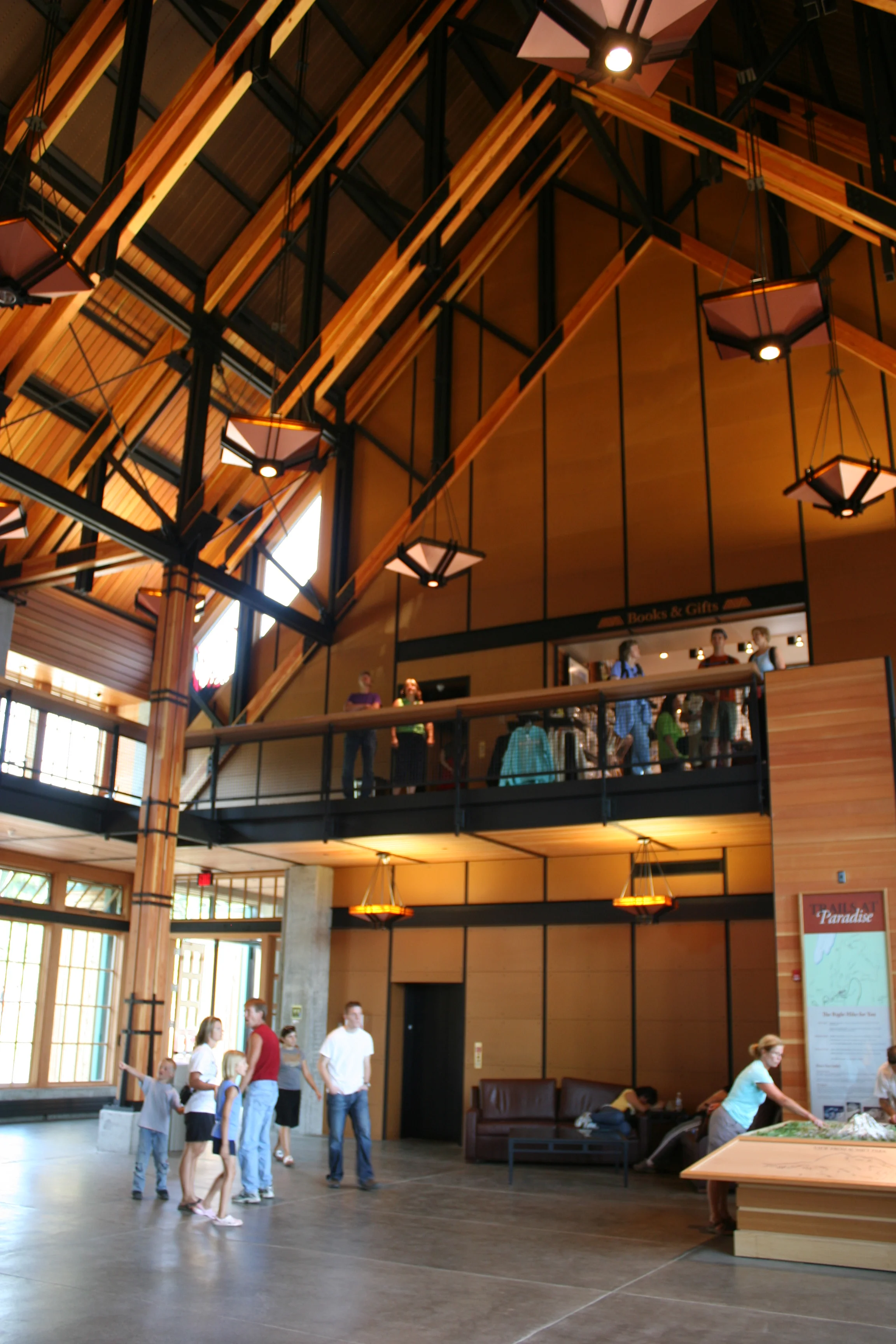  Interior of the new Visitor Center 