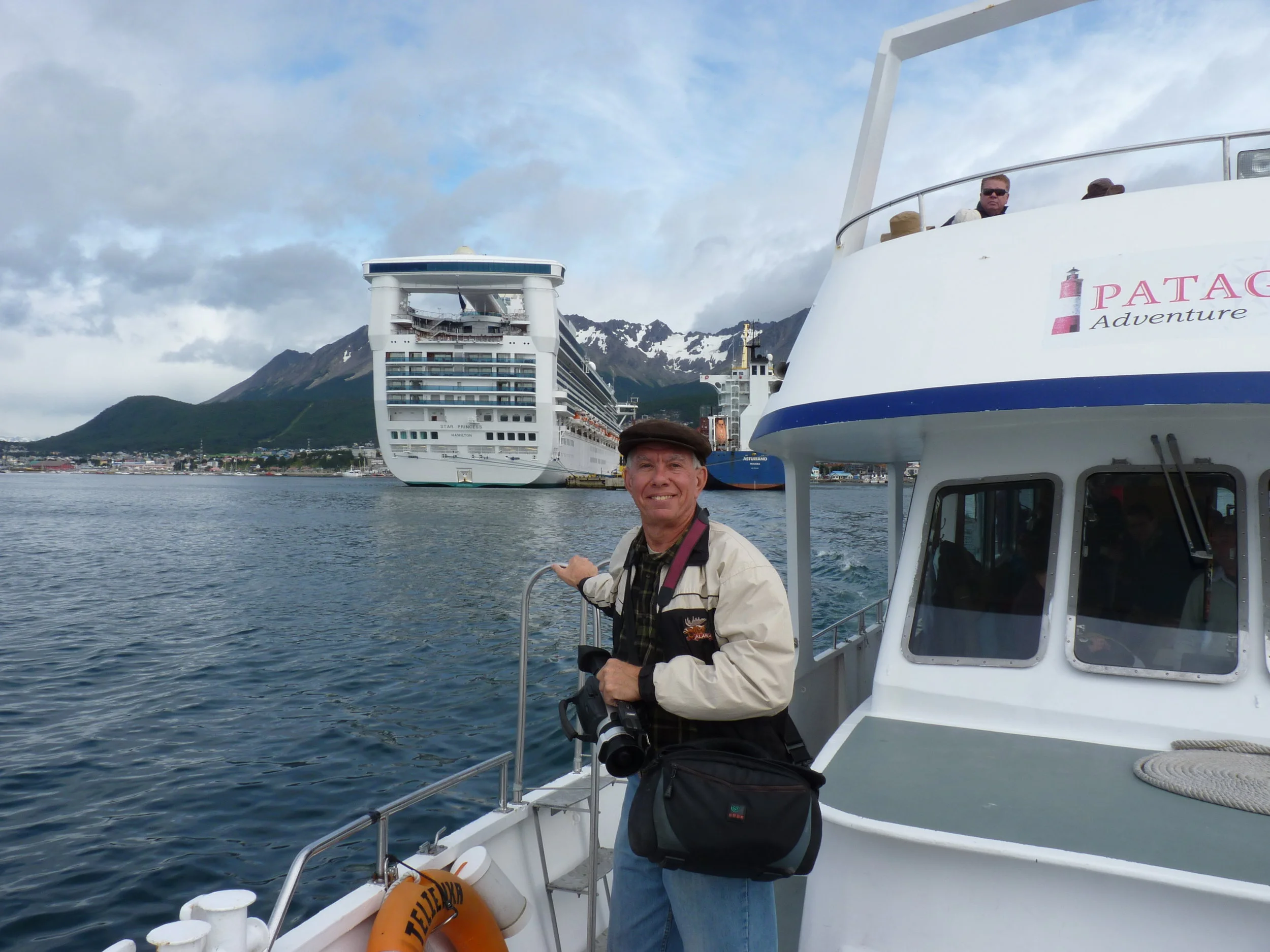  Off the big ship and onto a small boat 