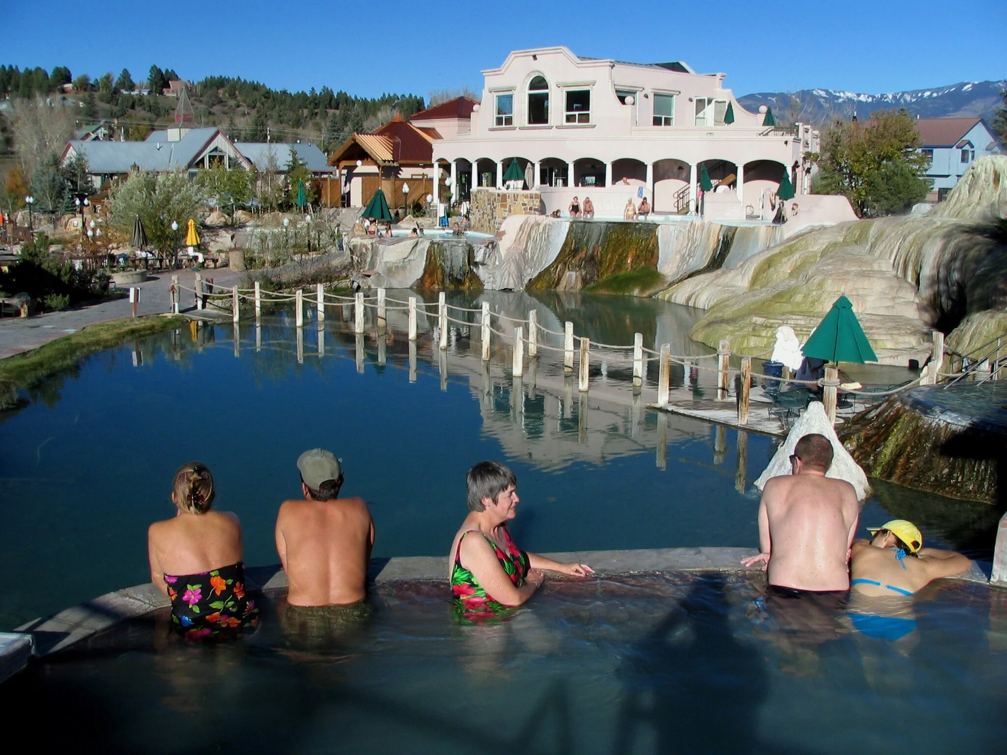 Soaking at "The Springs"--Pagosa Springs, Colorado
