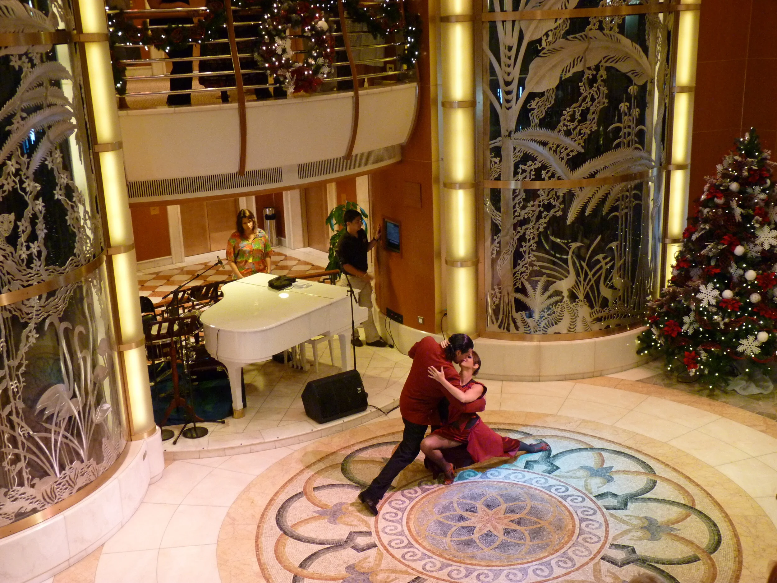 Tango Dancers on the Ship
