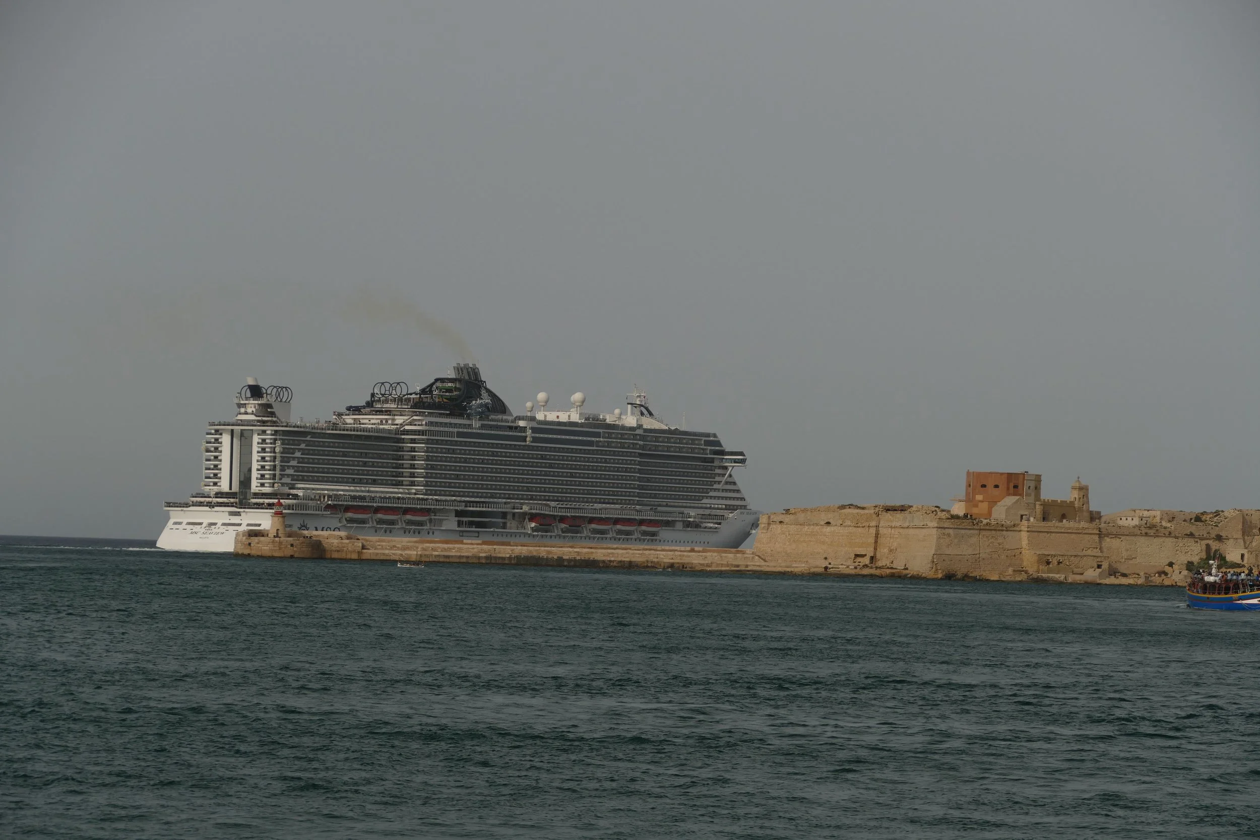 On its way to the next port