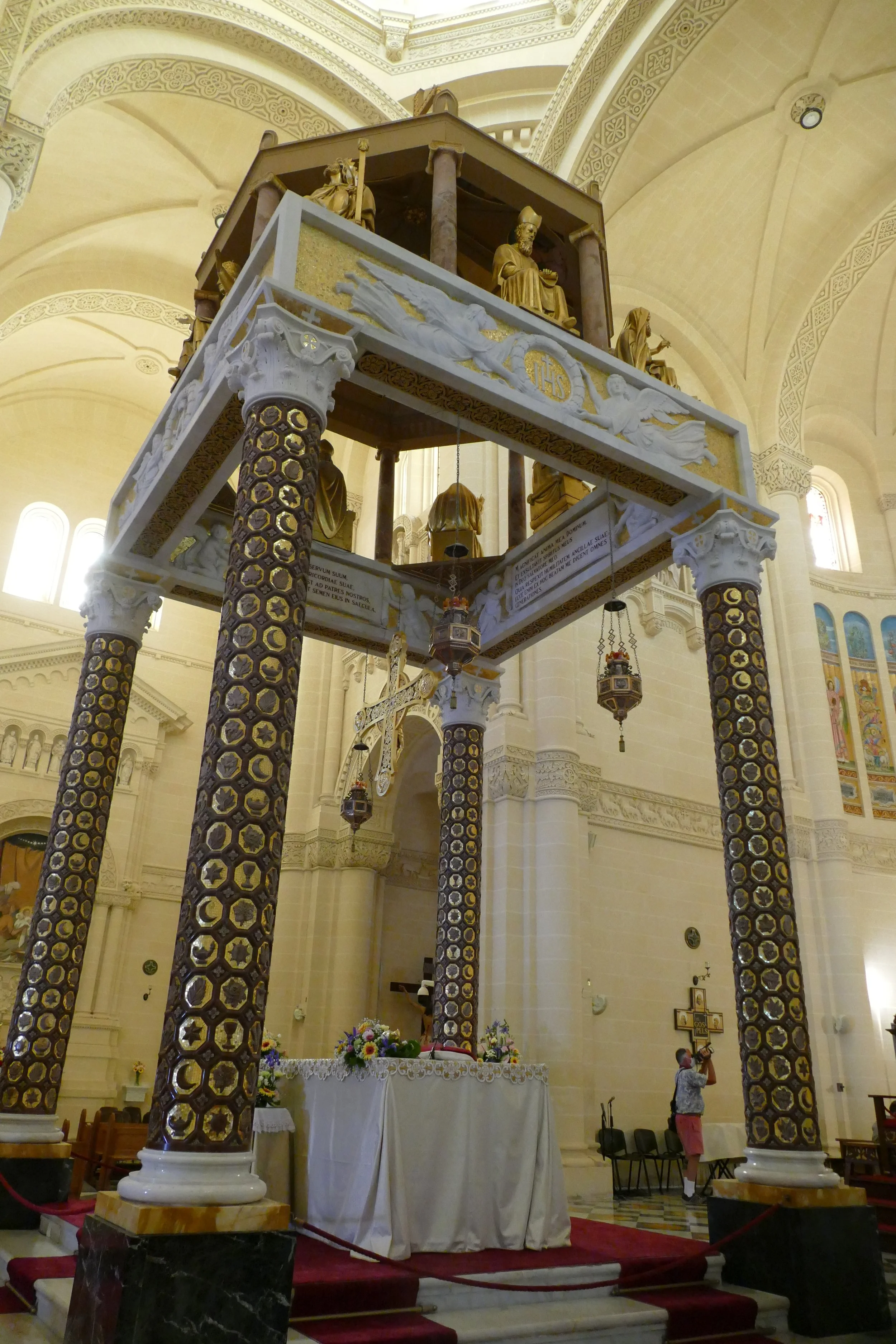   Interior of the Sanctuary of Ta’Pinu  