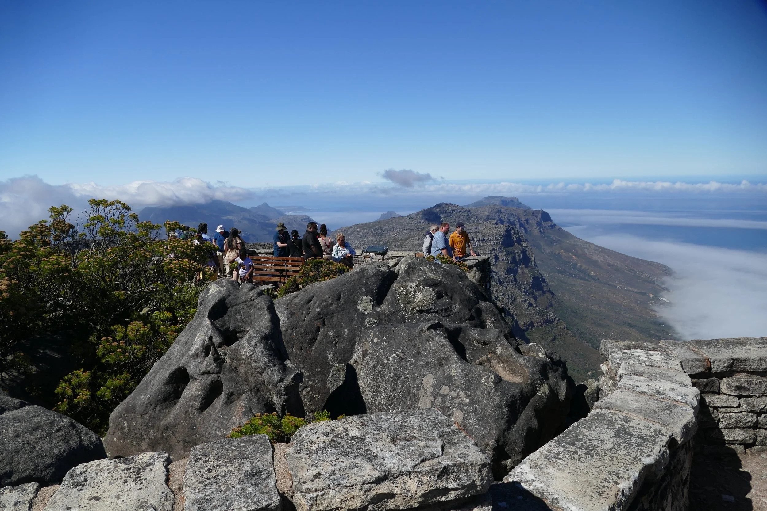  Walkways along the top of Table Mountain 