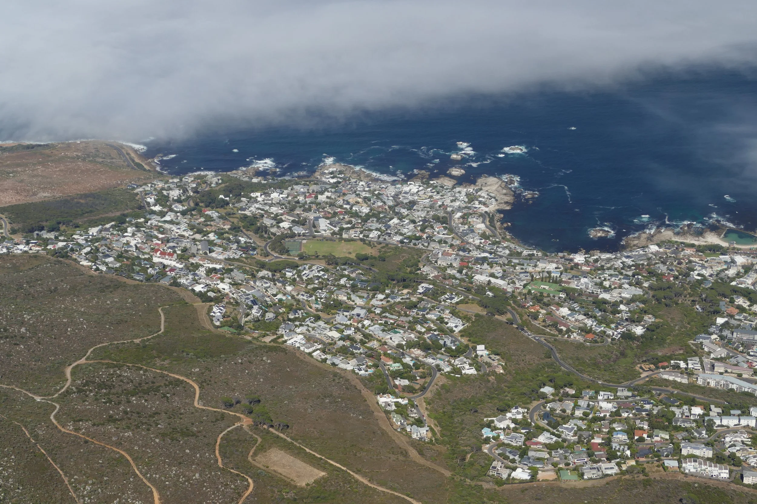  View down of Cape Town from Table Mountain 