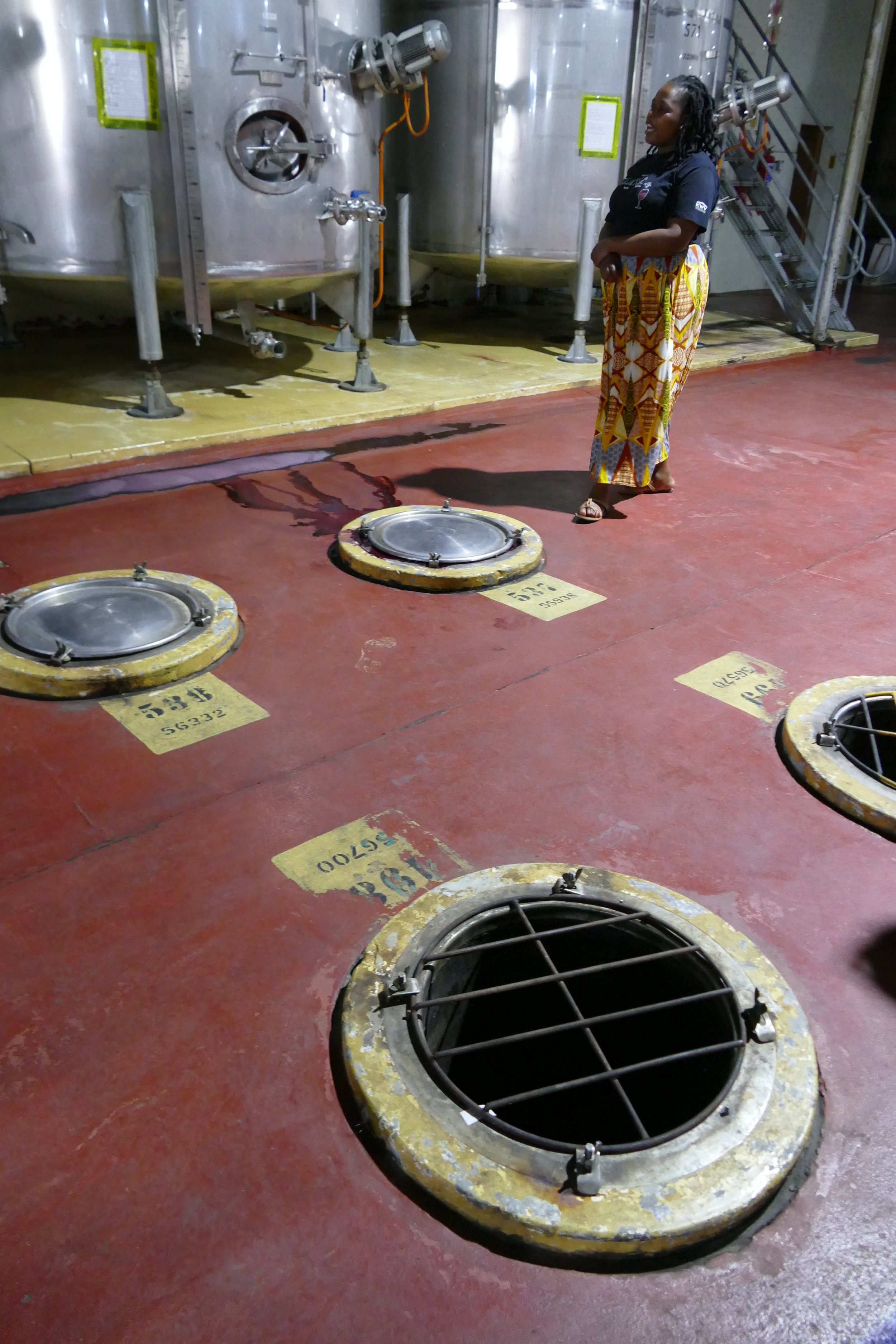   Underground wine storage  