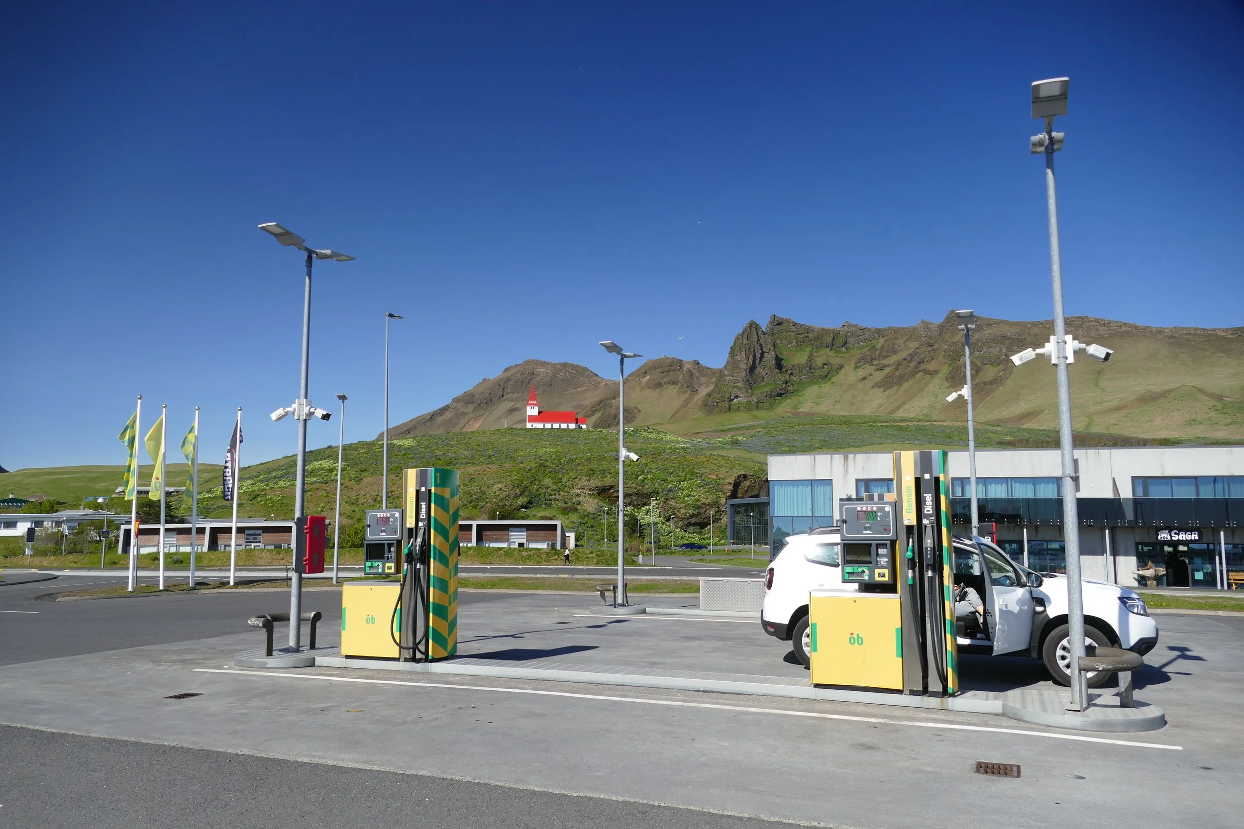  A typical gas station—this one is in Vik 