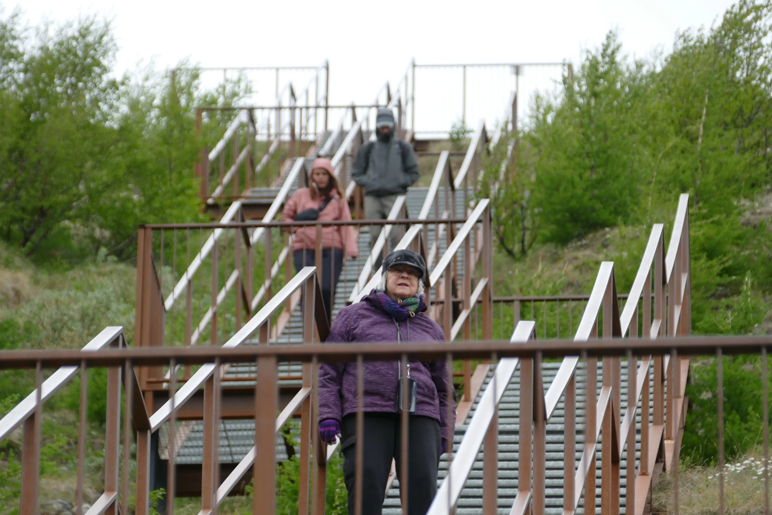  Lots of stairs lead to the viewpoint 