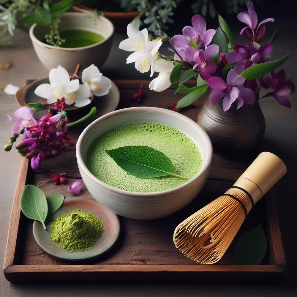 Floral matcha