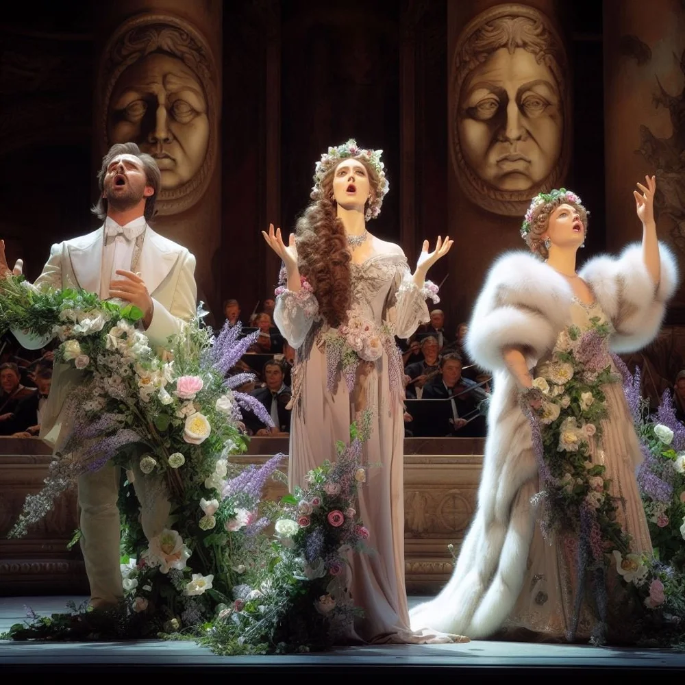 An operatic love triangle