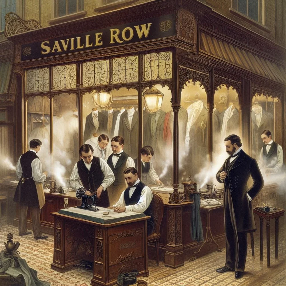 Steam from a tailor's shop