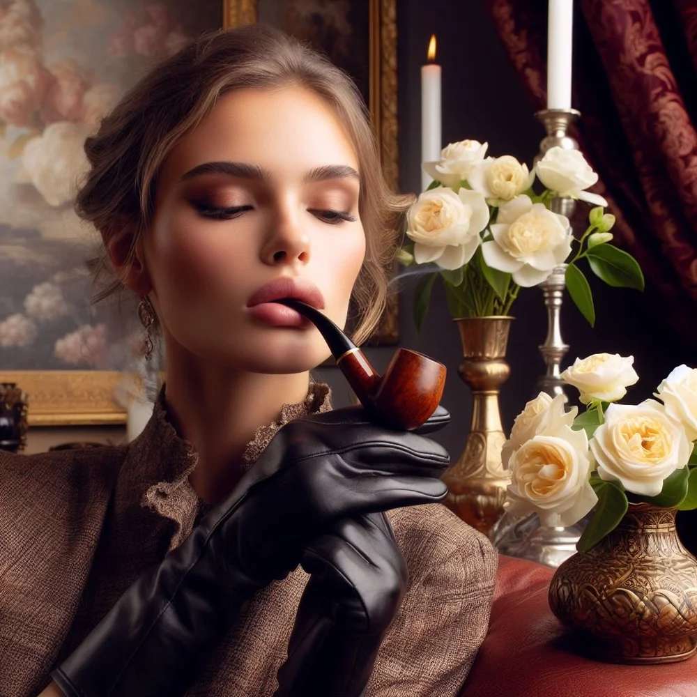 Iris, tobacco smoke, leather