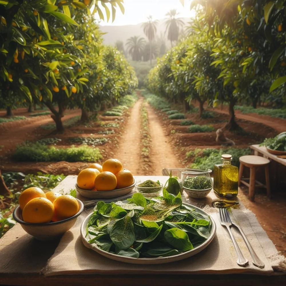Savory green citrus
