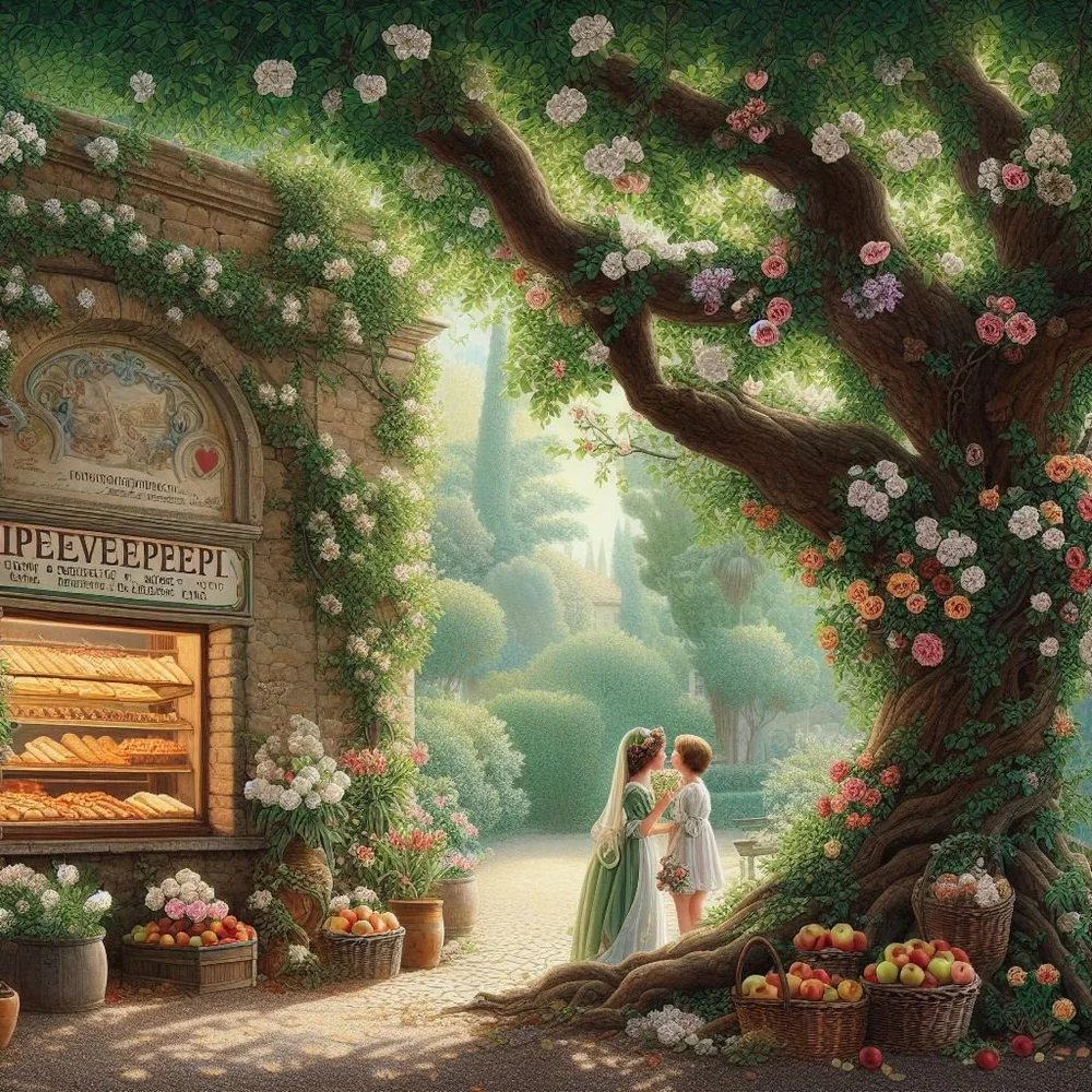 Garden by the bakery