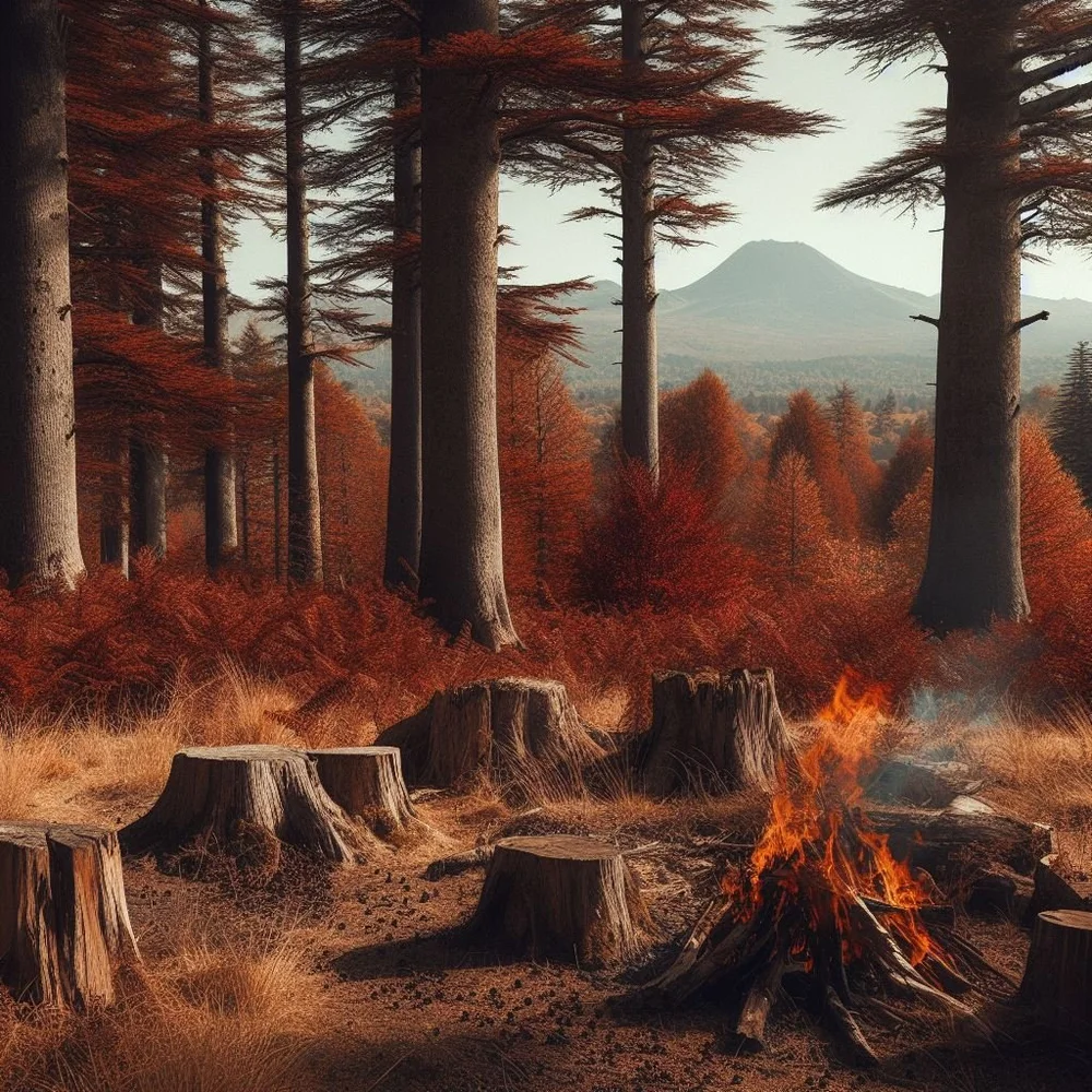 Peppery autumn woods