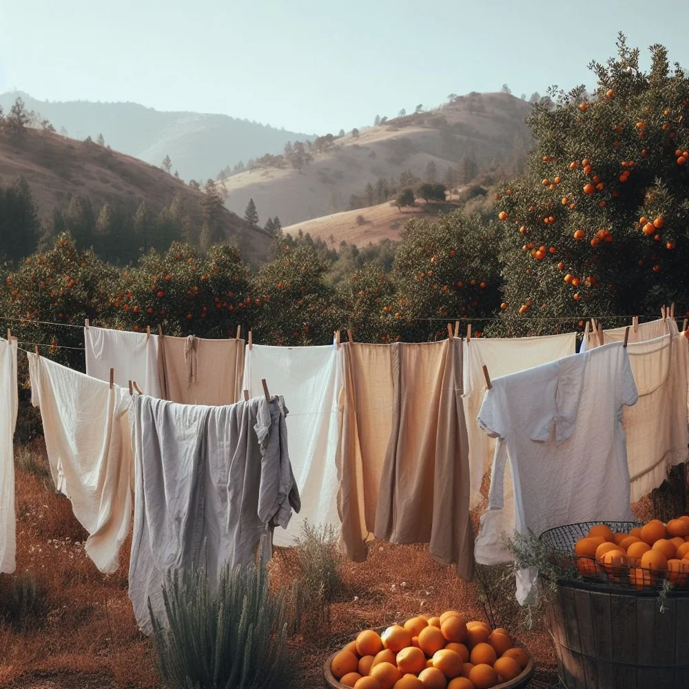 Soft linen sheets 