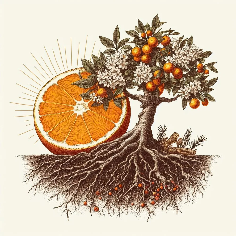 Gifts from an orange tree