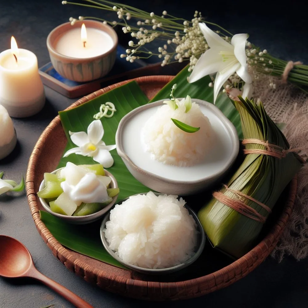 Pandan sticky rice
