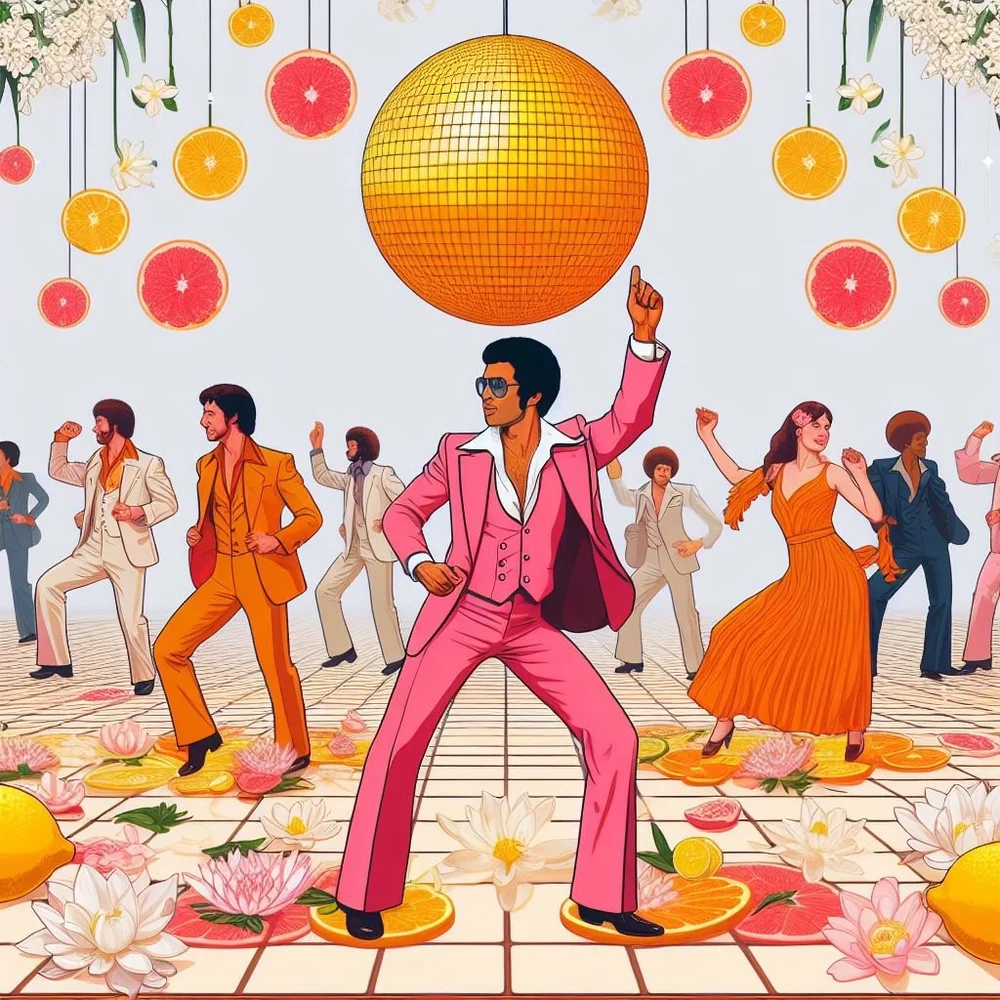 Citrus disco ball