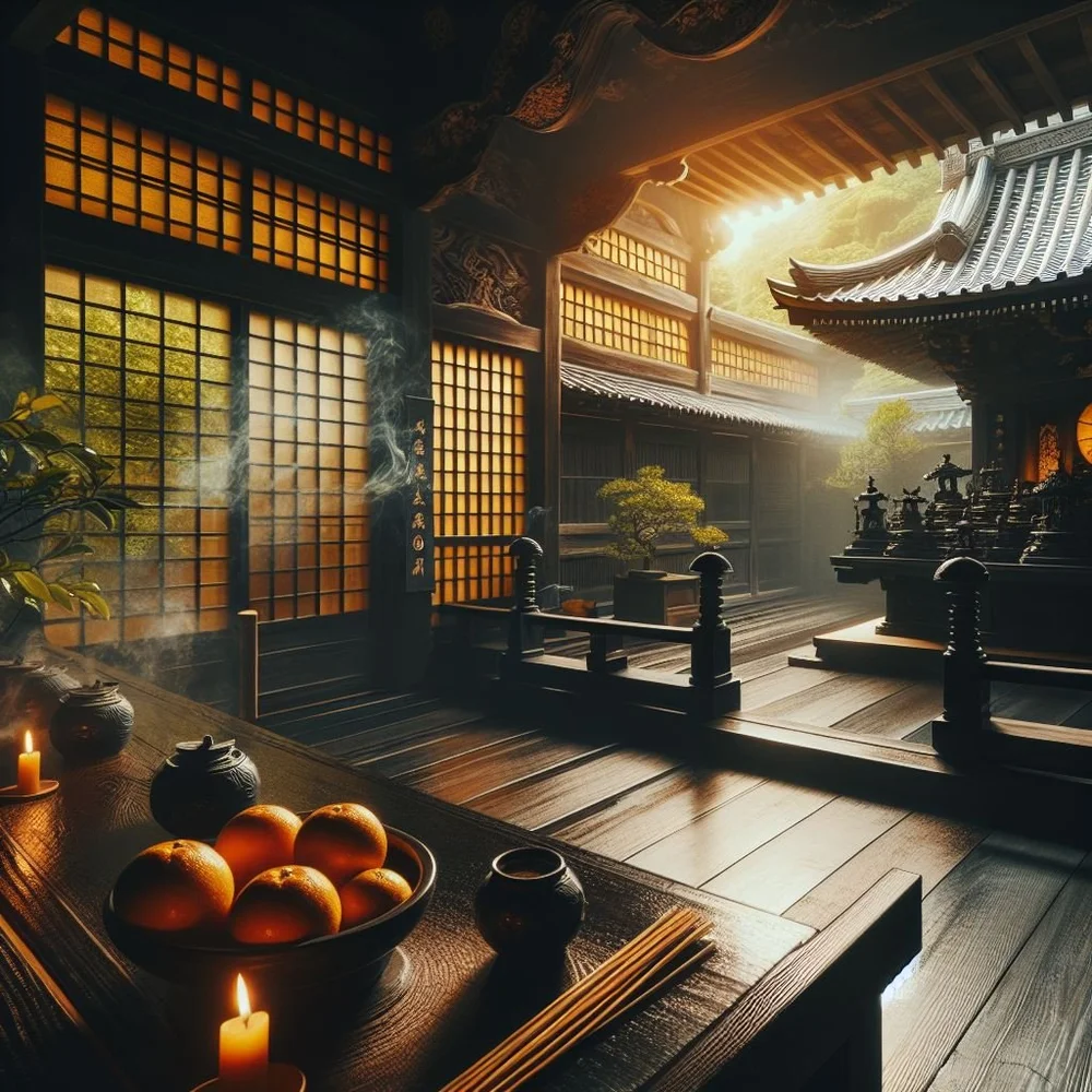 Sun-warmed wood