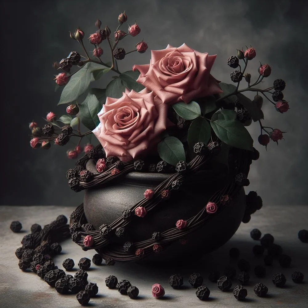 Peppercorns and roses