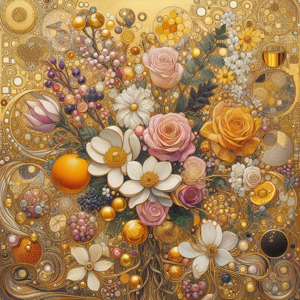 Symbolist floral masterpiece