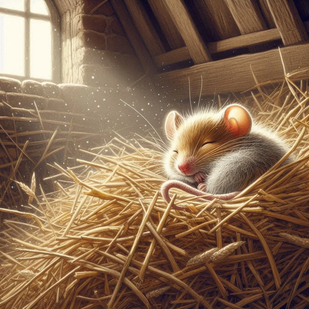 Sweets dreams in the hay loft