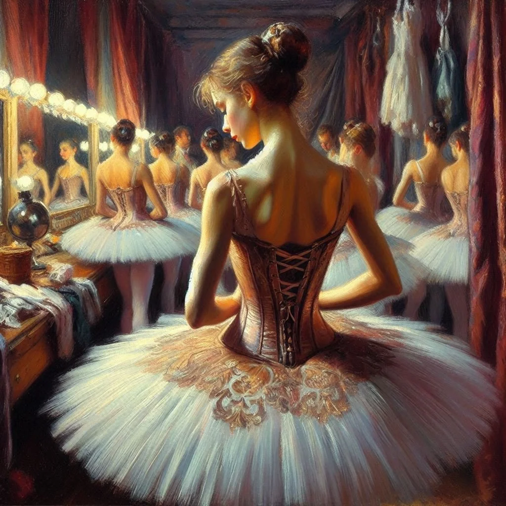 Backstage of Ballets Russes