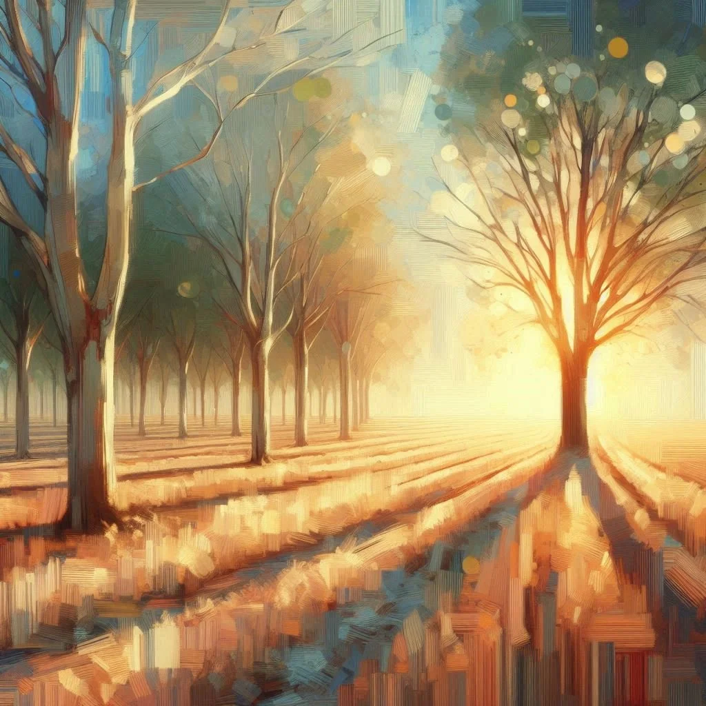 Warmed over lime trees and sandalwood
