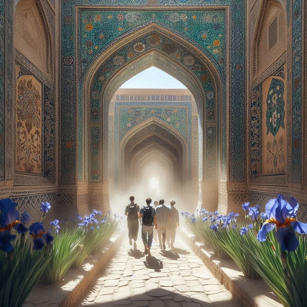 Bukhara blue iris