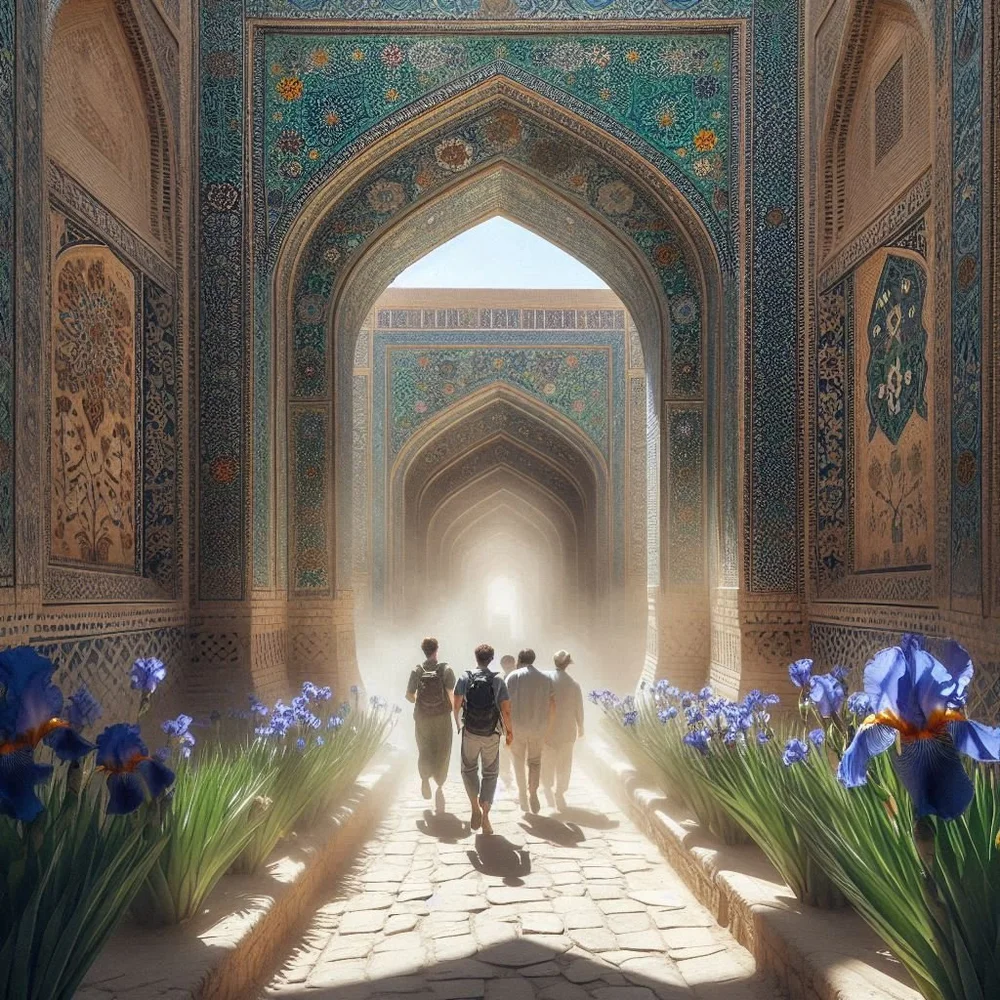 Bukhara blue iris